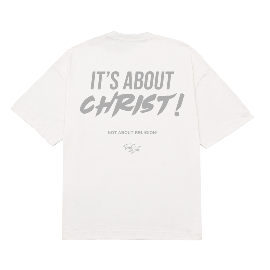 Camiseta Oversized About Christ